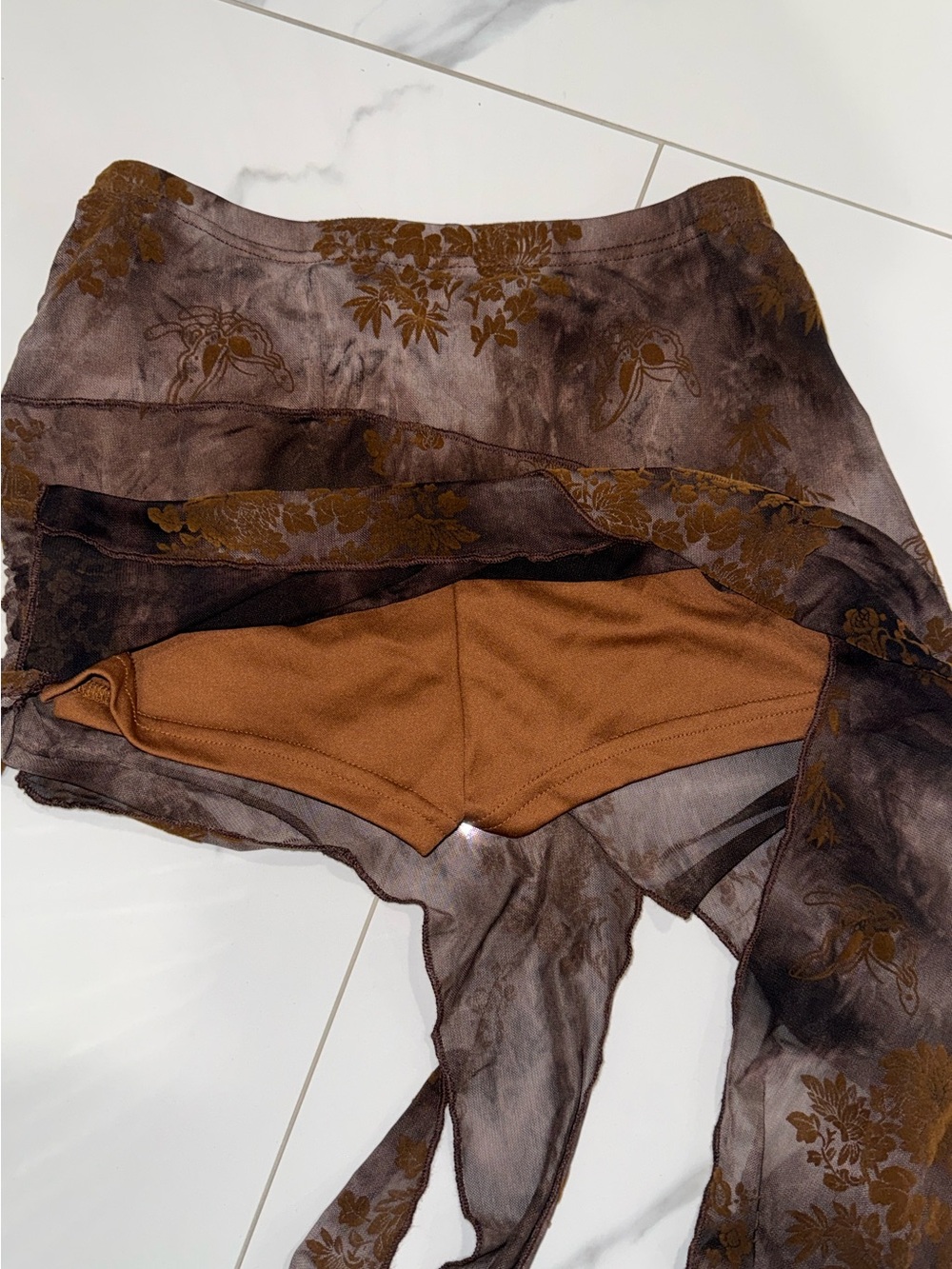 Detailed festival skort